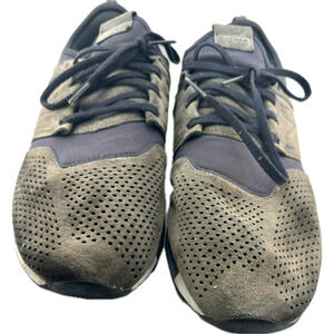 Size 13 New Balance 247 Rev Lite Mens Green Suede Mesh Running Shoes